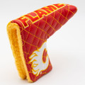 Calgary Flames Split Quilted Tour Blade Golf Putter Cover