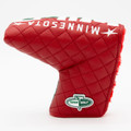 Minnesota Wild Split Quilted Tour Blade Golf Putter Cover