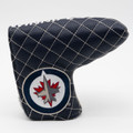 Winnipeg Jets Split Quilted Tour Blade Golf Putter Cover