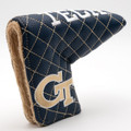 Georgia Tech Yellow Jackets Split Quilted Tour Blade Golf Putter Cover