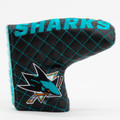 San Jose Sharks Split Quilted Tour Blade Golf Putter Cover