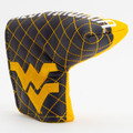West Virginia Mountaineers Split Quilted Tour Blade Golf Putter Cover