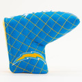Los Angeles Chargers Split Quilted Tour Blade Golf Putter Cover
