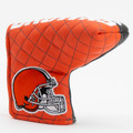 Cleveland Browns Split Quilted Tour Blade Golf Putter Cover