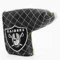 Las Vegas Raiders Split Quilted Tour Blade Golf Putter Cover