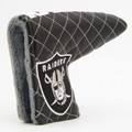 Las Vegas Raiders Split Quilted Tour Blade Golf Putter Cover