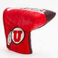 Utah Utes Split Quilted Tour Blade Golf Putter Cover