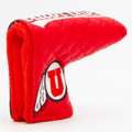 Utah Utes Split Quilted Tour Blade Golf Putter Cover