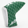 New York Jets Split Quilted Tour Blade Golf Putter Cover