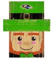 Baltimore Ravens 6" x 5" Leprechaun Head