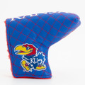 Kansas Jayhawks Split Quilted Tour Blade Golf Putter Cover
