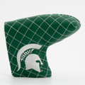 Michigan State Spartans Split Quilted Tour Blade Golf Putter Cover
