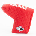 Chicago Blackhawks Split Quilted Tour Blade Golf Putter Cover