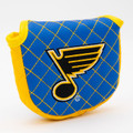 St. Louis Blues Solid Quilted Golf Mallet Putter Cover
