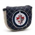 Winnipeg Jets Solid Quilted Golf Mallet Putter Cover