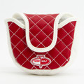 Arkansas Razorbacks Solid Quilted Golf Mallet Putter Cover