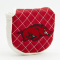 Arkansas Razorbacks Solid Quilted Golf Mallet Putter Cover