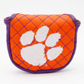 Clemson Tigers Solid Quilted Golf Mallet Putter Cover