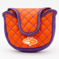 Clemson Tigers Solid Quilted Golf Mallet Putter Cover
