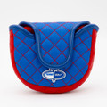 Kansas Jayhawks Solid Quilted Golf Mallet Putter Cover