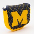 Michigan Wolverines Solid Quilted Golf Mallet Putter Cover