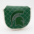 Michigan State Spartans Solid Quilted Golf Mallet Putter Cover