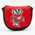 Wisconsin Badgers Solid Quilted Golf Mallet Putter Cover