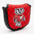 Wisconsin Badgers Solid Quilted Golf Mallet Putter Cover