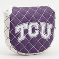 Texas Christian Horned Frogs Solid Quilted Golf Mallet Putter Cover