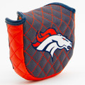 Denver Broncos Solid Quilted Golf Mallet Putter Cover