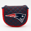 New England Patriots Solid Quilted Golf Mallet Putter Cover