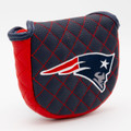 New England Patriots Solid Quilted Golf Mallet Putter Cover
