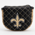 New Orleans Saints Solid Quilted Golf Mallet Putter Cover