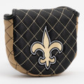 New Orleans Saints Solid Quilted Golf Mallet Putter Cover