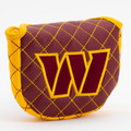 Washington Commanders Solid Quilted Golf Mallet Putter Cover