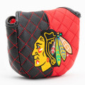 Chicago Blackhawks Split Quilted Golf Mallet Putter Cover