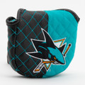 San Jose Sharks Split Quilted Golf Mallet Putter Cover