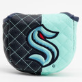 Seattle Kraken Split Quilted Golf Mallet Putter Cover