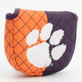 Clemson Tigers Split Quilted Golf Mallet Putter Cover