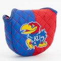 Kansas Jayhawks Split Quilted Golf Mallet Putter Cover