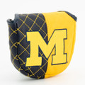 Michigan Wolverines Split Quilted Golf Mallet Putter Cover