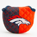 Denver Broncos Split Quilted Golf Mallet Putter Cover