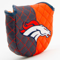 Denver Broncos Split Quilted Golf Mallet Putter Cover