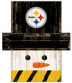 Pittsburgh Steelers Snowman Head Sign