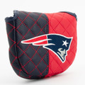 New England Patriots Split Quilted Golf Mallet Putter Cover