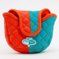 Miami Dolphins Split Quilted Golf Mallet Putter Cover