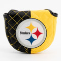 Pittsburgh Steelers Split Quilted Golf Mallet Putter Cover