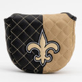 New Orleans Saints Split Quilted Golf Mallet Putter Cover