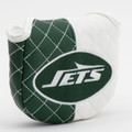 New York Jets Split Quilted Golf Mallet Putter Cover