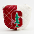 Stanford Cardinal Split Quilted Golf Mallet Putter Cover